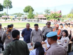 Polres Humbahas Tunjukkan Komitmen Brantas Narkoba, Laksanakan Tes Urine Pada Personel