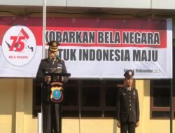 Waka Polres Sibolga, Pimpin Upacara Peringatan Hari Bela Negara Ke – 75 Tahun 2023