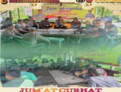 Demi Kelancaran Dan Keamanan Nataru Kapolsek Lakukan Jum’at Curhat Dengan Masyarakat