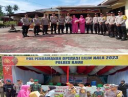 Kapolres Kaur Dan Ketua Bhayangkari Cabang Kaur, Melakukan Kunjungan Kerja Ke Polsek Kaur Selatan