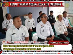 Rutan Tarutung Ikuti Sosialisasi SPIP Dan Manajemen Risiko Di lingkungan Kementerian Hukum Dan HAM