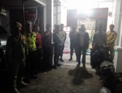 Dukung Pemilu Damai, Polres Sibolga Laksanakan Patroli Gabungan Tiga Pilar, Disekitar Kantor Penyelenggara Pemilu 2024