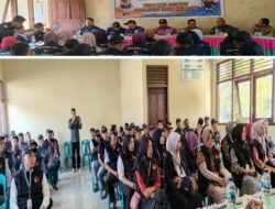 Ketua Panwascam Melantik 55 Orang PTPS Diruangan Aula Kantor Camat Lawe Alas