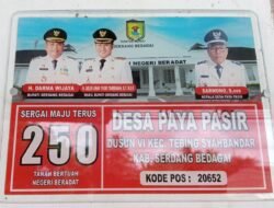 Pengadaan Plat Nomor Rumah Di Sergai, Diduga Bak Jamur Di Musim Hujan