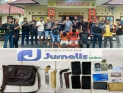 Sempat Melarikan Diri, Tiga Dari Empat Pelaku Pengeroyokan Terhadap Wartawan Online Ditangkap Tekab 308 Presisi Polres Tulang Bawang