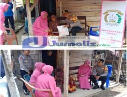 Kapolres Kaur Berikan Bantuan Sembako Pada Pedagang Kerupuk Korban Hipnotis