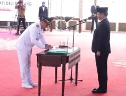 Dr. Dimposma Sihombing, S. SOS, MAP Dilantik Menjadi Penjabat Bupati Tapanuli Utara