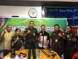 Lewat Narasumber Gerry Anderson Gultom, S.H., M.H, Jaksa Menyapa Lewat Siaran Langsung Di Stasiun Radio Anugerah 101,9 FM Hutaginjang