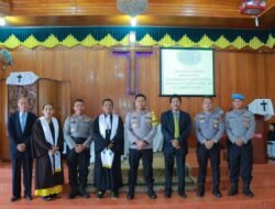 Kegiatan Minggu Kasih, Polres Sibolga Berikan Pesan – Pesan Kamtibmas Di Gereja GKPI Sibolga