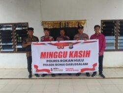 Cegah  Aksi Curanmor Saat Ibadah Gereja, Piket SPKT Polsek Bonai Darussalam Giat Patroli Dalam Program Minggu Kasih