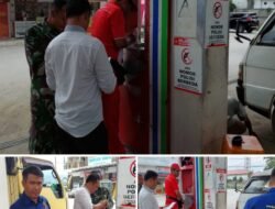 Sat Reskrim Polres Taput Cek Pasokan BBM Di SPBU Menjelang Mudik Lebaran 2024