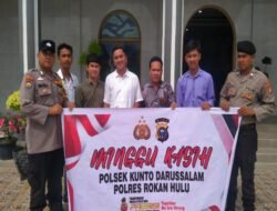 Dalam Program Minggu Kasih, Personil  Polsek Kuntodarussalam Terima Keluh-kesah Jema’at Gereja