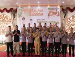 Komit Mewujudkan Keamanan, Wakapolres Rohul Beserta PJU Dan  Kapolsek Jajaran Giat Open House Dengan Bupati H Sukiman