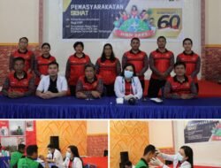 Semarakkan HBP Ke-60, Lapas Siborongborong Gelar Layanan Kesehatan Bagi Pegawai Dan WBP
