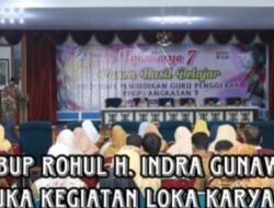 Wabup H. Indra Gunawan Buka Kegiatan Loka Karya 7