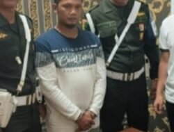 Personil Gabungan Lidpamfik Pomdam I/BB Dan Subdenpom I/1-2 Rantau Prapat Ringkus Tersangka Bandar Sabu