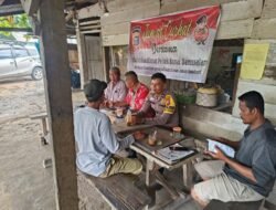 Dalam Jum’at Curhat, Bhabinkamtibmas Polsek Bonai Darussalam Apresiasi Masyarakat Ikut Jaga Kamtibmas
