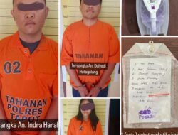 Polres Taput Kembangkan Penyusupan Narkoba Ke Rutan Tarutung, Tangkap 3 Pelaku