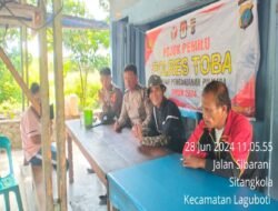 Polsek Laguboti Ajak Masyarakat Wujudkan Kamtibmas Yang Aman Dan Kondusif Menjelang Pilkada 2024