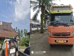 Viral…Korban kecelakaan Sepeda Motor VS Truk Meninggal dunia Akibat Nabrak!!