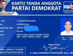 Bergabung di Partai Demokrat, Afriansyah Siap Menangkan Haris – Sani di Pilgub Jambi