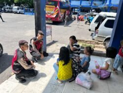 Berikan Himbauan Di Terminal Sibolga, Sat Samapta Polres Sbolga Patroli Di Terminal Sibolga
