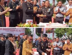 Meriah, Polres Toba Gelar Syukuran Hari Bhayangkara Ke-78