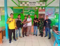 Menjaga Hubungan Baik Dengan Awak Media Bersama Kades Sumber Harapan Bersilaturahmi Ke Kades Bukit lndah