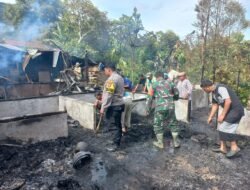 3 Pintu Rumah Semi Permanen Ludes Terbakar Kerugian Ratusan Juta Rupiah