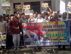 Keluarga Besar Semabu Dukung Penuh Agus-Nazar Di Pilkada Tebo.