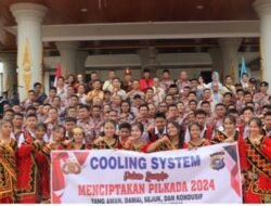 Cooling System Kapolres Rohul Bersama Pengurus Dan Anggota Himni, Dalam Mewujudkan Pilkada Rohul Tahun 2024 Damai Dan Sejuk