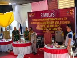 KIP Agara Gelar Simulasi Pemungutan Dan Penghitungan Suara Pilkada Tahun 2024