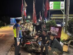 Satlantas Polres Toba Gelar Patroli Blue Light Dan Pantau Jalanan Di Malam Hari