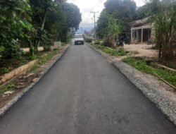 Pembangunan Jalan Penghubung Desa Serbananti Dan Desa Tinokkah Di Kecamatan Sipispis, Kini Berjalan Dengan Mulus