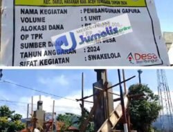 Diduga Oknum PJ Kepala Desa Tanjung Muda Murk Up Dana Desa Tambahan 2024