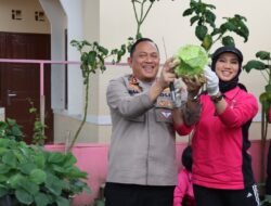 Polres Humbahas Launching Penguatan Program Pekarangan Pangan Lestari