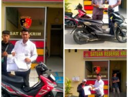 Puluhan Sepeda Motor Diamankan Saat Penggrebekan Di Balige, Polisi Kembalikan 5 Motor Ke Pemiliknya