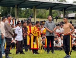 Bupati Toba, Hadiri Ujian Kenaikan Tingkat Sabuk Ke- 36 PKNSI