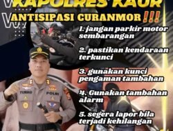 Himbauan Kapolres Kaur ; Waspada Curanmor, Jangan Lupa Cabut Kunci Kendaraan Saat Parkir Dan Gunakan Kunci Ganda Pada Kendaraan Anda