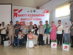 Polda Bengkulu Gelar Bakti Kesehatan Dan Bantuan Sosial Dalam Rangka HUT Bhayangkara Ke-79