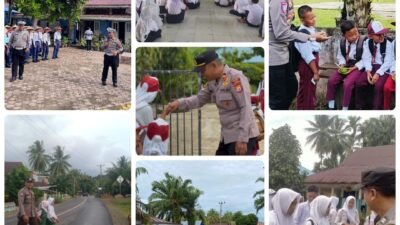 Tahun Ajaran Baru, Polres Kaur Laksanakan 10 Commander Wish Kapolda Bengkulu, Sambangi Sekolah Sampaikan Pesan Kamtibmas