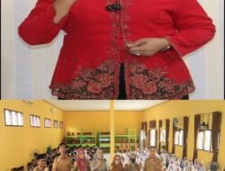 Kepala SMK Negeri 1 Tebo, Ramayani,M.Pd., Dan Berkat Komitmen Bersama Para Guru Dan OSIS Serta Panitia MPLS Berjalan Dengan Lancar