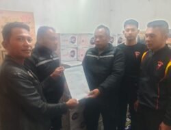 Polres Toba Distribusikan Bantuan Sembako Ke Posko Terpadu Penanggulangan Bencana Alam Bandara Silangit