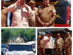 Presiden Republik Indonesia Tiba Di Aceh Tenggara, Didepan Pengungsi Berjanji Perbaiki Infrastruktur Yang Rusak Akibat Banjir Dan Banjir Bandang