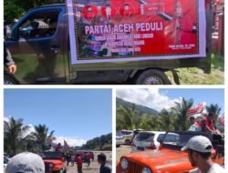 Partai Aceh Menyala….Anggota DPRA Yahdi Hasan Salurkan Bantuan Pasca Banjir Dan Banjir Bandang
