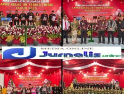 Lapas Tebing Tinggi Gelar Perayaan Natal Bertema Keluarga Dan Keselamatan