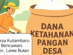 Diduga Dana Ketahanan Pangan Dibagi Merata Pada Warga, PLT Inspektorat Kini Angkat Bicara