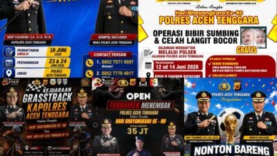 Sambut HUT Bhayangkara Ke- 80, Polres Agara Gelar Perlombaan Dan Operasi Bibir Sumbing Dan Celah Langit Bocor