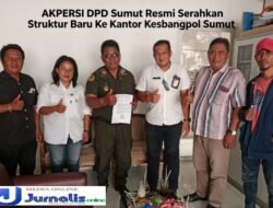 AKPERSI DPD Sumut Resmi Serahkan Struktur Baru Ke Kesbangpol: Siap Mengibarkan Bendera Persaudaraan Dan Sinergi Daerah