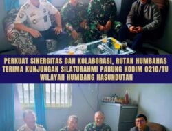 Kolaborasi Dan Perkuat Sinergitas Rutan Humbahas Dengan Kodim 0210/TU Wilayah Humbahas